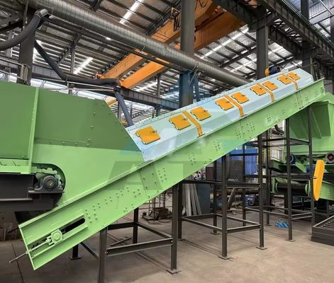 Solid Landfill Waste Sorting Equipment with Refuse Collector Trommel Screen at Good