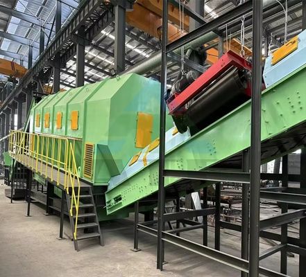 Solid Landfill Waste Sorting Equipment with Refuse Collector Trommel Screen at Good