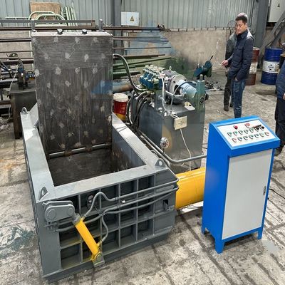 2000KG Large Hydraulic Scrap Metal Baler for Recycling Steel Copper Aluminum Smoothly