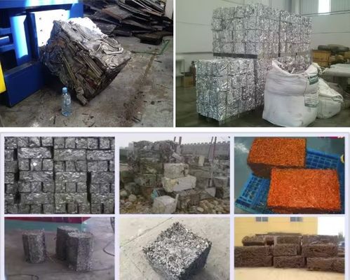2000KG Large Hydraulic Scrap Metal Baler for Recycling Steel Copper Aluminum Smoothly