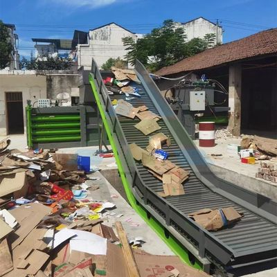1230*1010*1530 Overall Size Automatic Horizontal Baler for Paper Plastic PET Bottle