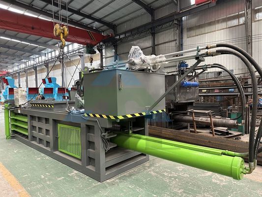 1230*1010*1530 Overall Size Automatic Horizontal Baler for Paper Plastic PET Bottle