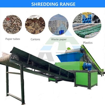 Function Multifunctional Double Shaft Tire Shredding Machines for Recycling Industry