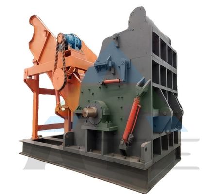 Double Shaft Scrap Engine Metal Crusher for Car Shell Shredding in Waste Metal Shredder