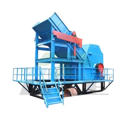 Double Shaft Scrap Engine Metal Crusher for Car Shell Shredding in Waste Metal Shredder