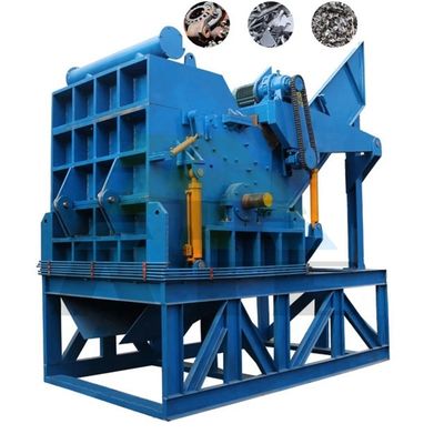 Double Shaft Scrap Engine Metal Crusher for Car Shell Shredding in Waste Metal Shredder