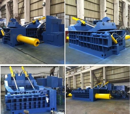 30kW Power Waste Metal Steel Copper Scrap Baling Machinery for Recycling and Smelting