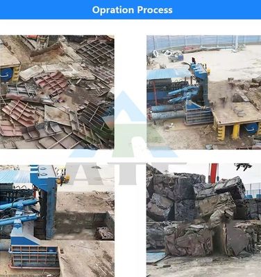 Professional of Hydraulic Cardboard Round Baler Machine for Building Material Shops