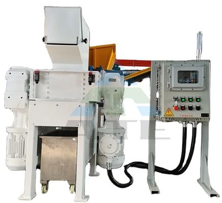 Four Shaft Plastic Shredder for Waste Reduction and Recycling in Manufacturing Plant