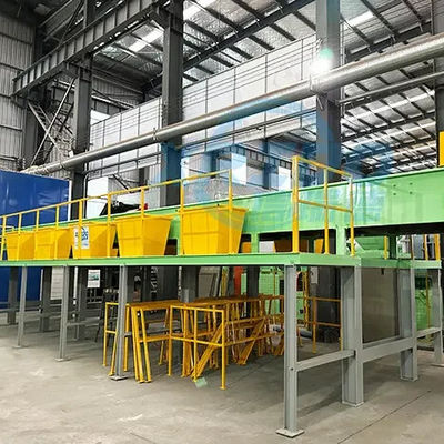 Municipal Solid Waste Sorting Line Equipment with 60-90% Bag Break Rate and 2000 kg Weight