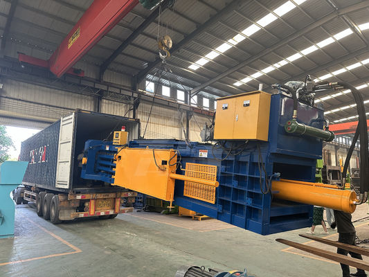 PET Bottle Baler Machine for Horizontal Baling of Packaging Material and Beverage