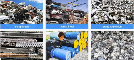 Customized Feeding Size Automatic Metal Crusher for Recycling Scrap Cars and Bicycles