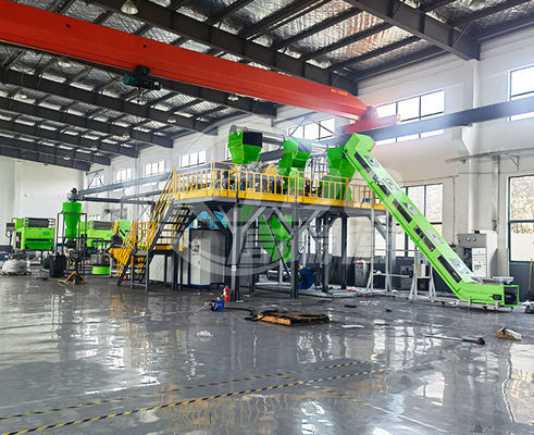 PV Cell Scrap Shredding Crushing Sorting Recycling Machine for Solar Panel Waste