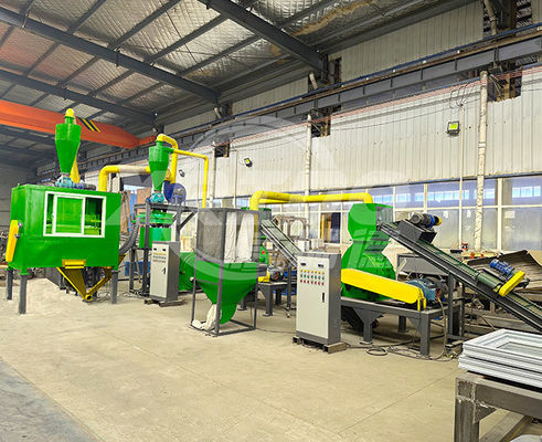 PV Cell Scrap Shredding Crushing Sorting Recycling Machine for Solar Panel Waste