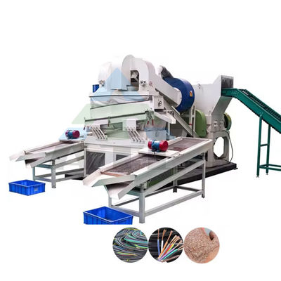 2024 Copper Wire Stripping Crusher Copper Granulator Machine Environmentally Friendly