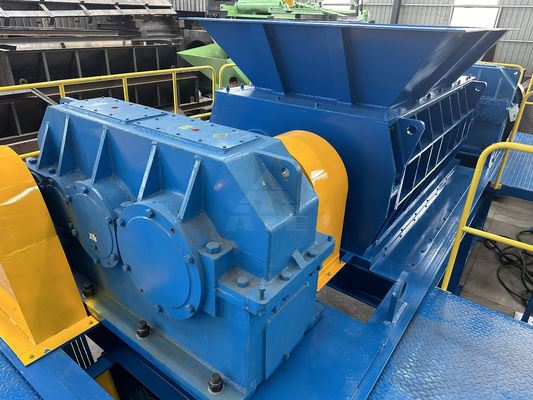 Plastic Shredder Machine Hydraulic Wood Scrap Double Shaft Shredder for Organic Waste