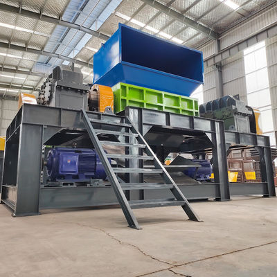 2200KG Weight Metal Double Shaft Shredder Machine for Shredding Plastic Waste Textile