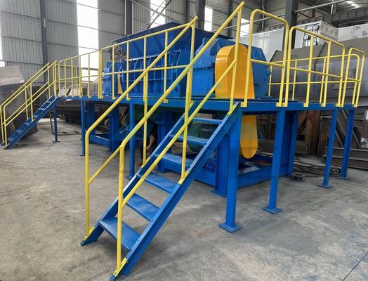 2200KG Weight Metal Double Shaft Shredder Machine for Shredding Plastic Waste Textile
