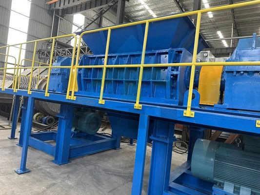 2200KG Weight Metal Double Shaft Shredder Machine for Shredding Plastic Waste Textile