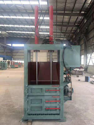 650 KG Capacity Plastic Bottle Bag Cans Waste Baler Machine for Customer Bale Density