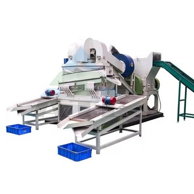 300-500kg/h Scrap Wire Shredder Separating Machine for Electric Cable Recycling Plant