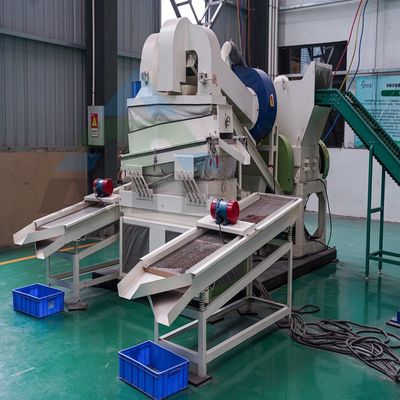 Scrap Cable Wire Separate Copper Rice Machine with Output Sizes 3cm and Weight KG 300