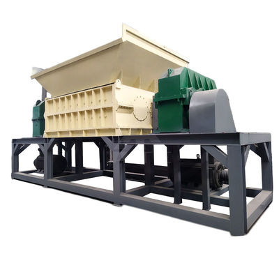 Compact 5000KG Weight Double Shaft Shredder for Cardboard and Scrap Metal Recycling