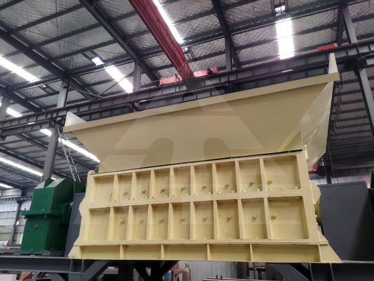 Compact 5000KG Weight Double Shaft Shredder for Cardboard and Scrap Metal Recycling