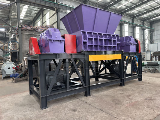 17000 kg/h Capacity 2000 Aluminum Cans Rubber Steel Plastic Shredder for Recycling Metal