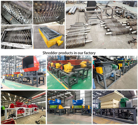 Metal and Plastic Waste Shredder Machine 5T Weight Suitable for Various Applications