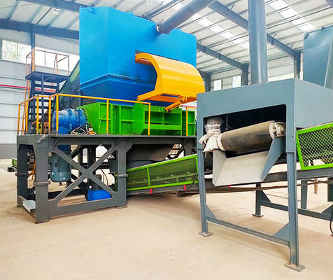 Double Shaft Shredder Compact and Environmentally Friendly for Plastic Waste Disposal