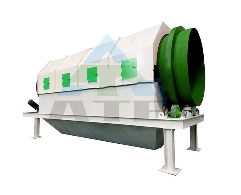 Solid Landfill Waste Sorting Equipment with Refuse Collector Trommel Screen at Good