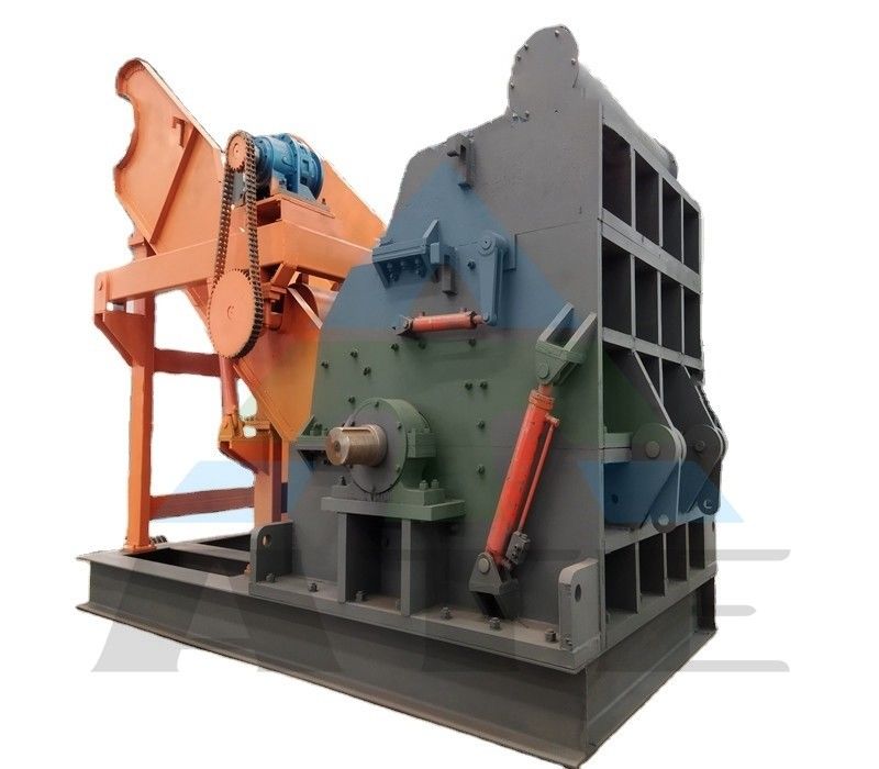 Double Shaft Scrap Engine Metal Crusher for Car Shell Shredding in Waste Metal Shredder