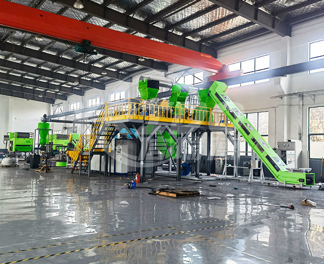 PV Cell Scrap Shredding Crushing Sorting Recycling Machine for Solar Panel Waste
