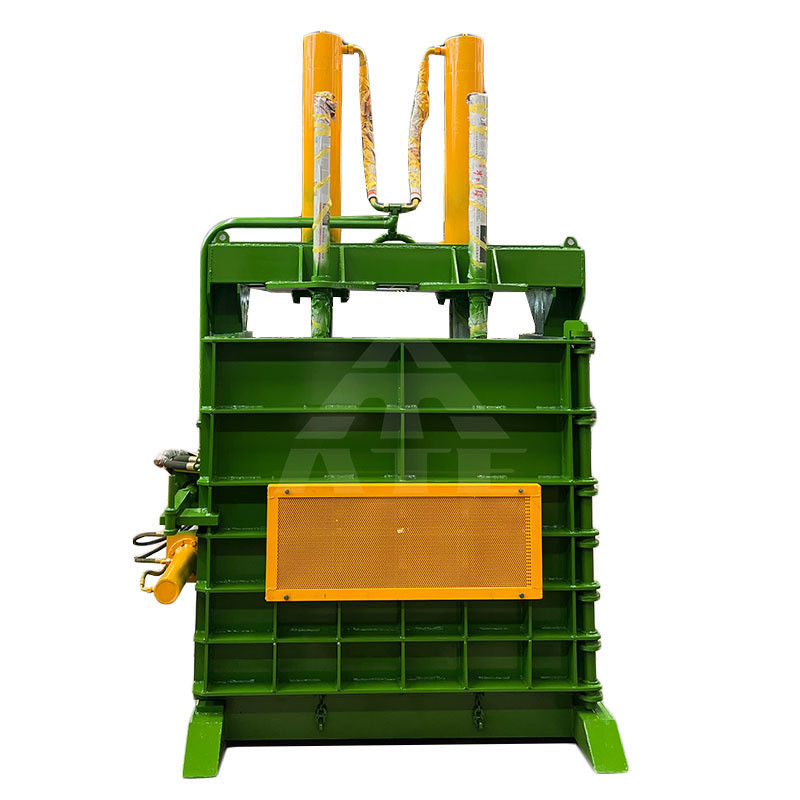 650 KG Capacity Plastic Bottle Bag Cans Waste Baler Machine for Customer Bale Density