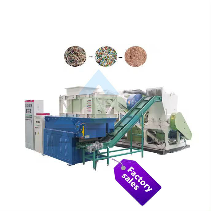 Scrap Copper Wire Cable Granulator for Plastic Separation and Sorting at Affordable