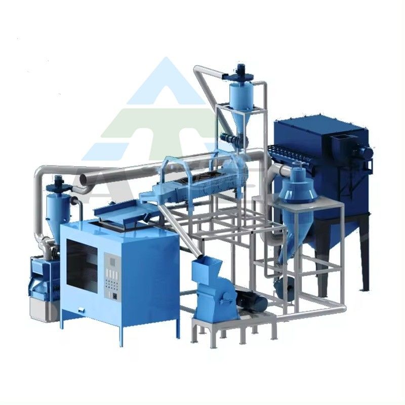 Easy Operation PCB E-waste Shredding Machine for Green Energy Solar Panel Recycling