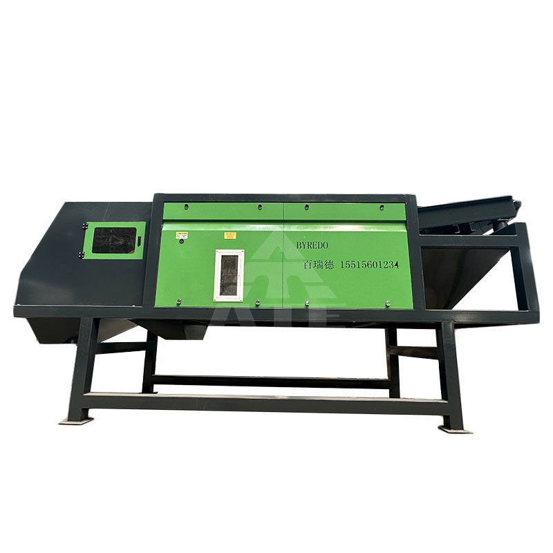 98-99% Separation Rate Waste Motor Sorting Machine with Iron Sand Magnetic Separator